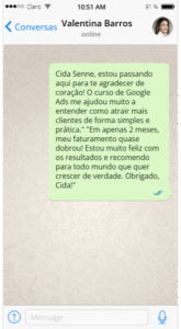 Valentina Barros depoimento
